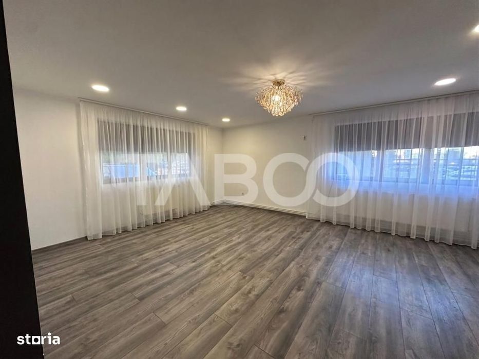 Apartament 91 mp 3 camere parter boxa demisol zona Rahovei Sibiu — fotografia 1