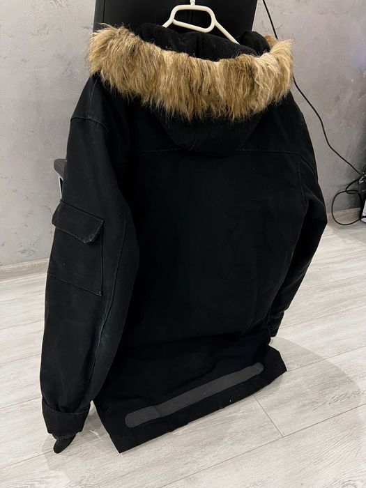 Мъжко зимно яке, черно