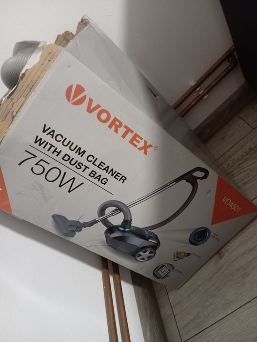 Aspirator cu sac VORTEX VO4501 2 L 750W Negru Albastru