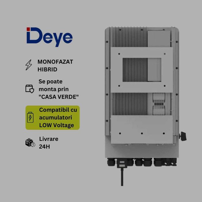 Invertor Hibrid  Monofazat Deye 6 kW SUN-6-SG05LP1-EU