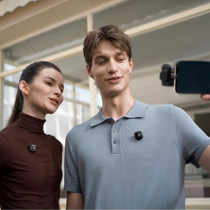 DJI Mic Mini (2 microfoane + 1 receptor),negru,sigilat