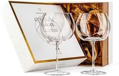 Нови Луксозни кристални Copa de Balon чаши 730 мл – идеални за спритц