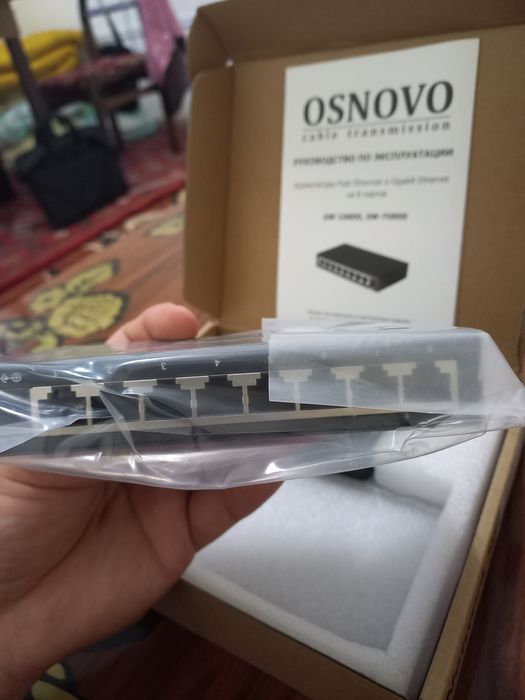 Teka wifi switchi Network Switch 8 portli  1000Mbps tezlikda