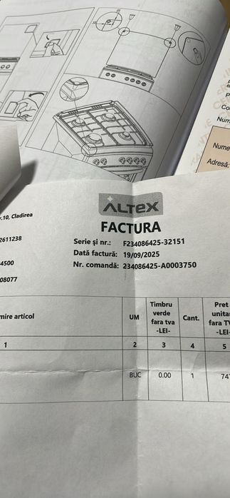Aragaz pe gaz ,stare funcțională foarte buna