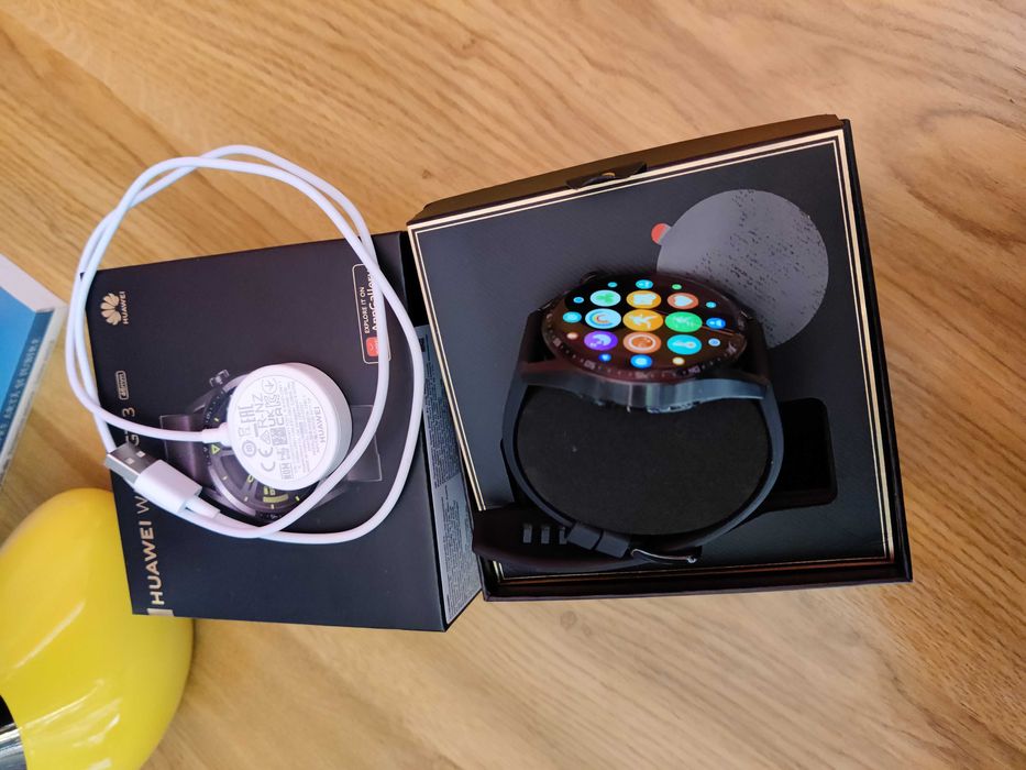Ceas Huawei Watch GT 3 la 46mm box complet -- merge si pe tel Samsung