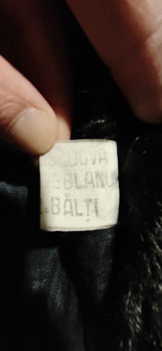 Haină de Blană Naturală Premium - Combinatul Bălți | Vintage Lux | Stare Impecabilă
