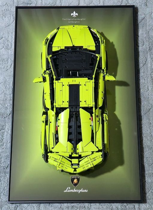 Рамка Lego, Lego картина Lamborghini Sian