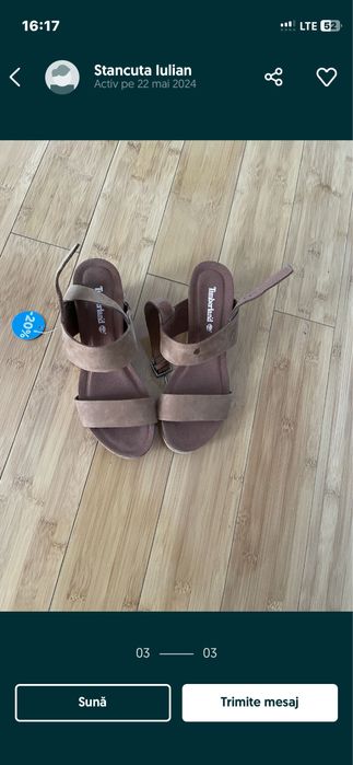 Sandale noi TIMBERLAND dama