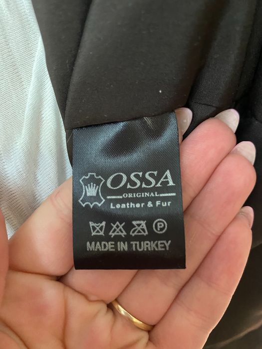 Мужской кожаный пиджак