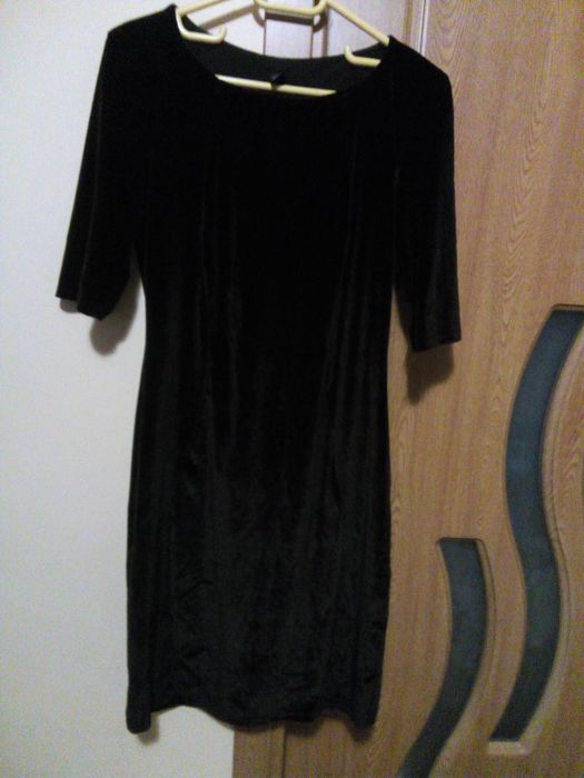 Rochiță Catifea Neagra Nou Elastica Mărimea 40