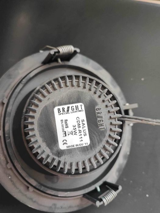 Дизайнерски лампи за вграждане - черен мат.