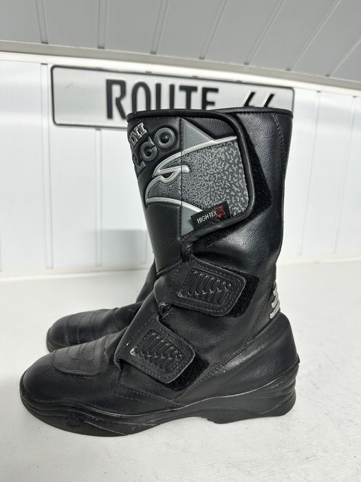 Cizme moto marimea 39 Gianni Falco din piele naturala ghete