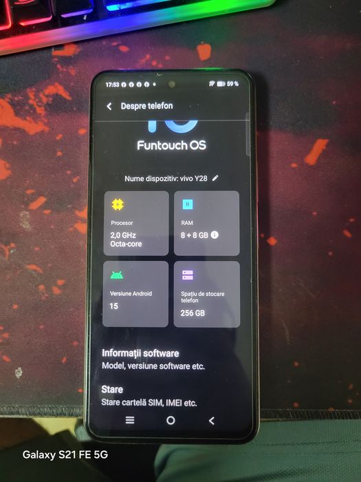 Vând telefon vivo y28