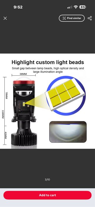 Bi-Led laser прожектори