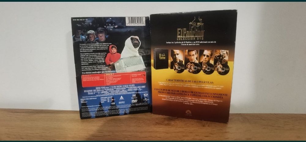 DVD The Godfather Trilogy E.T. Extra-terrestrial Collectors Edition