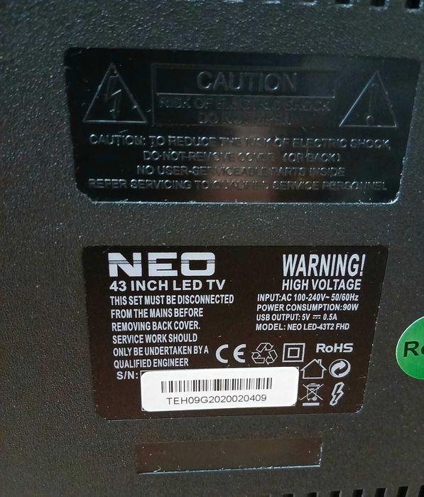 Телевизор NEO 43 ''