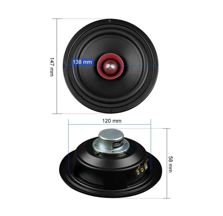 Широкополосный динамик Ayima 5,25 дюйма. Новый