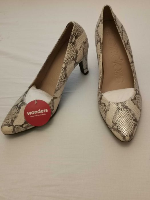 Pantofi Piele Naturala Wonders 37 Spania
