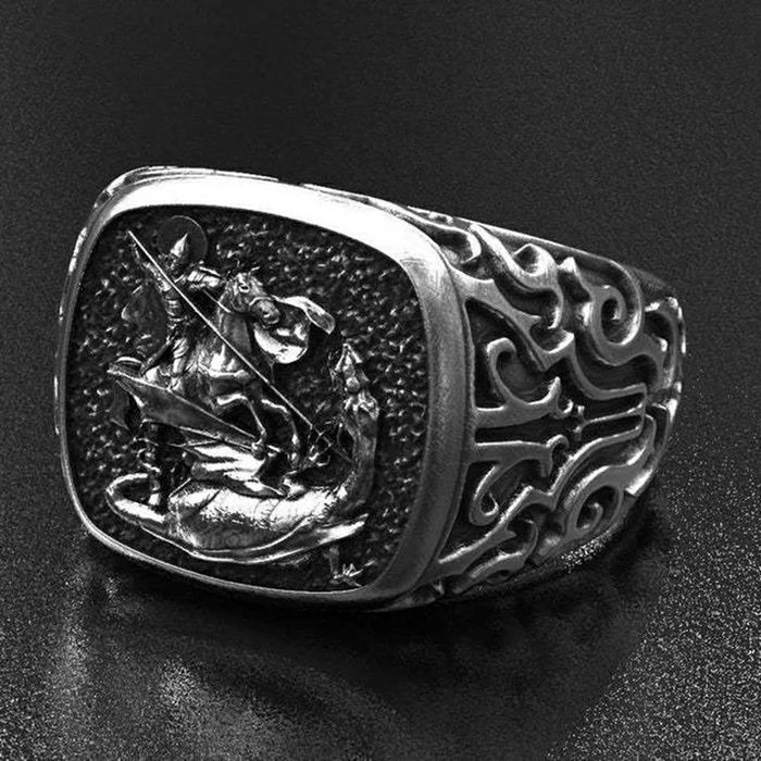 Винтажное серебрянное кольцо .