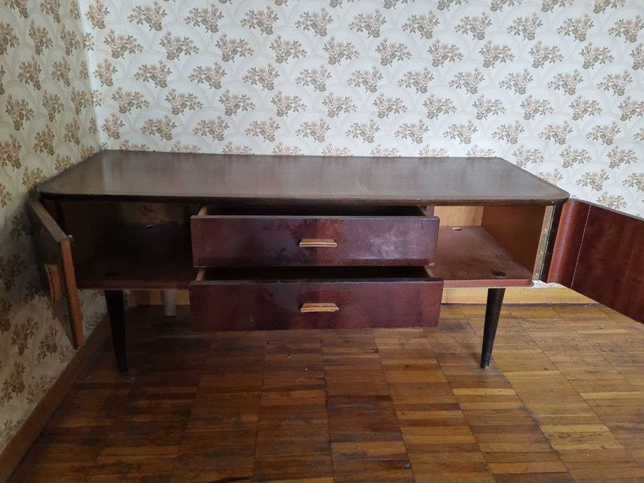 Невероятный антикварный трельяж с зеркалом размером 120х46х50