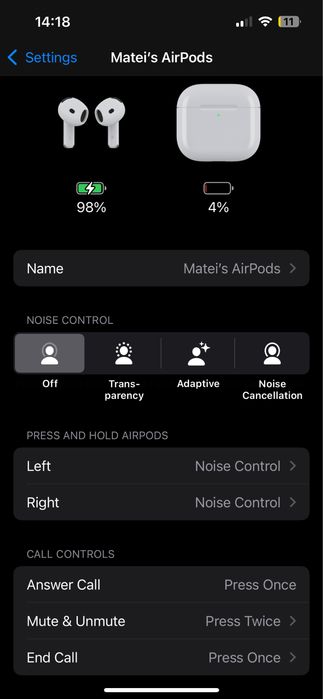 AirPods 4 ANC cu factura si garantie