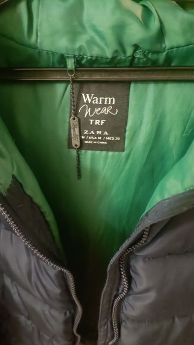 Geaca Zara M, bărbați sau adolescenți.