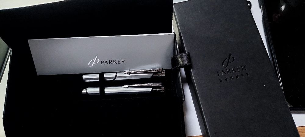 Set stilou si pix mecanic Parker Facet F180, stilou Parker IM