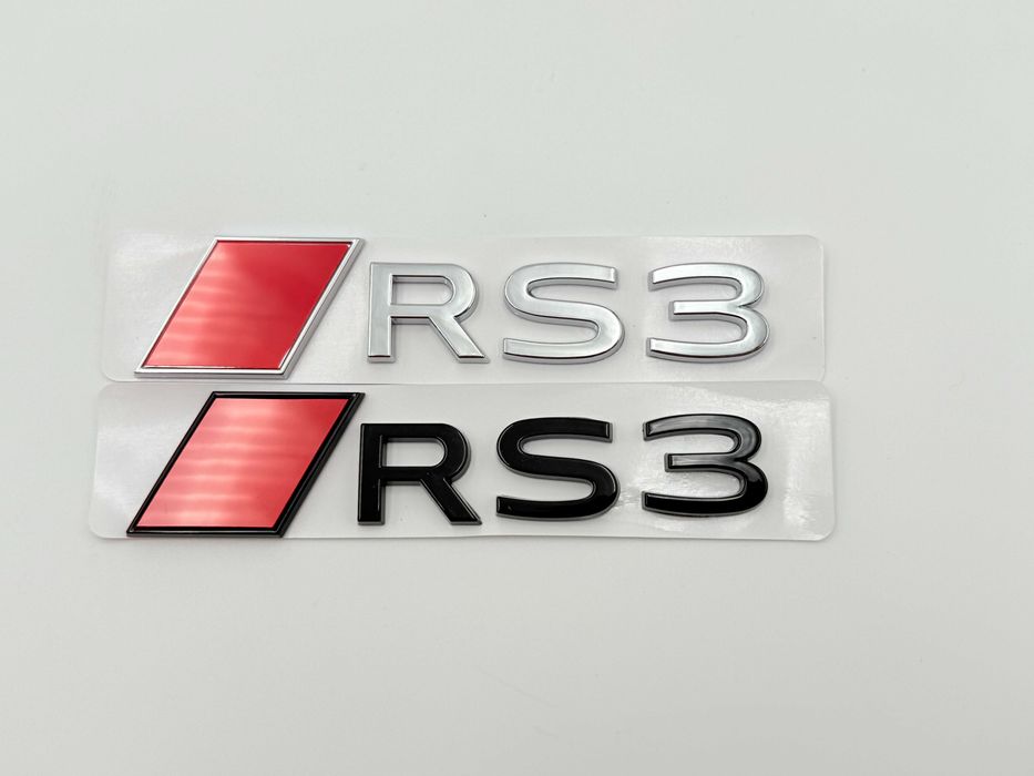 Emblema AUDI RS3 spate crom NOU