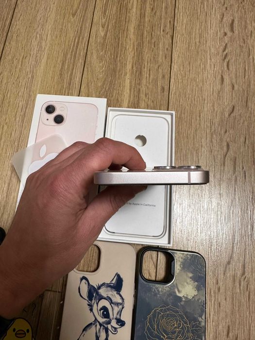 Iphone 13 Pink 128GB 100% battery Като нов.