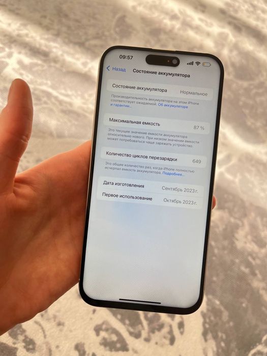 В продаже Айфон 15pro max