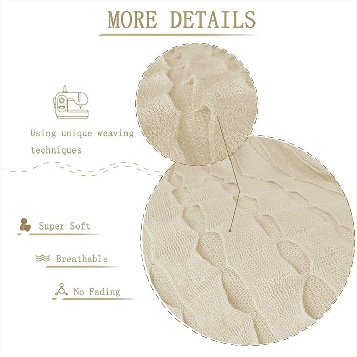 Ново одеяло Супер мека текстура Плътно уютно плюшено леко декоративно