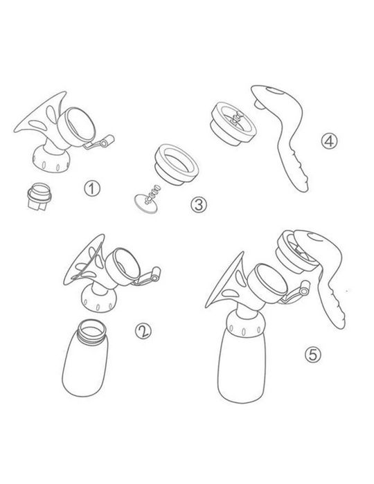 Pompa Manuala pentru San, Material PP+silicon fara BPA 100% eco 150 ml