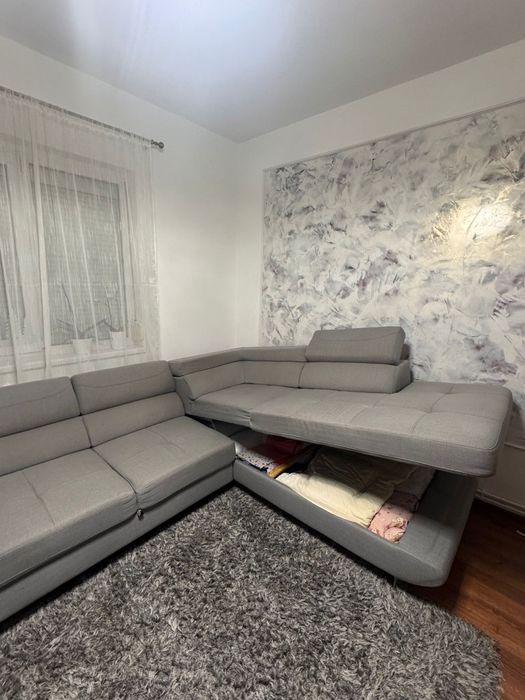 Coltar  modern , gri, extensibil 275*225*100