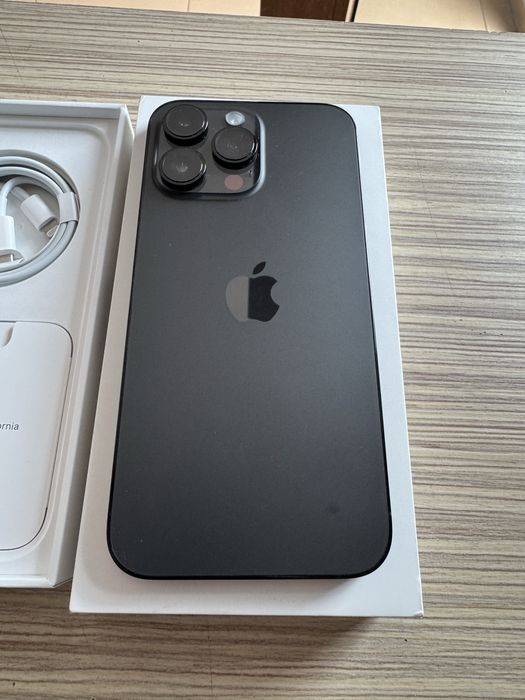 iPhone 14 Pro Max Space Black 128GB - Full box -ca Nou