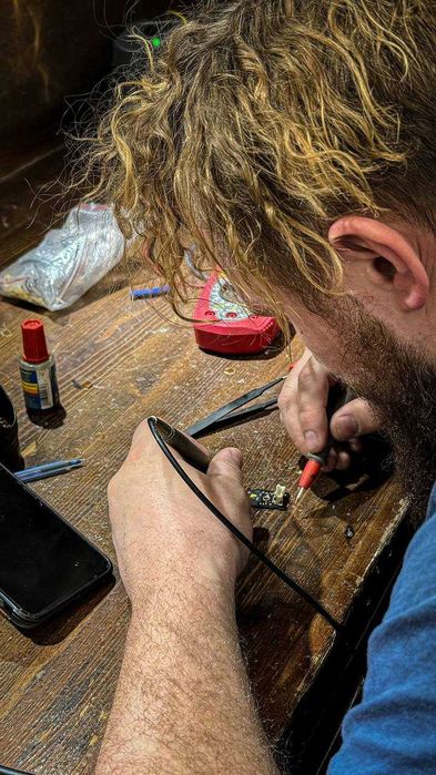 Ремонт диодной оптики . Перепайка диодов