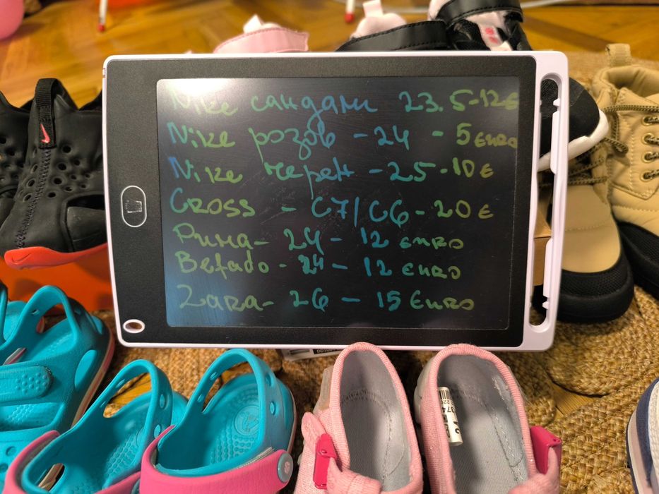 Лот детски обувки сандали Nike Cross Zara Puma 24/26 размер