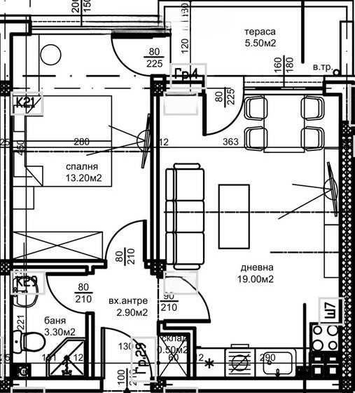 Продава се Двустаен апартамент в Пловдив, Остромила - 58 кв.м за 1379 €/кв.м - Снимка #7