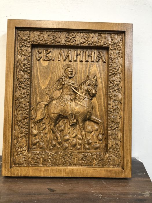 Машинни дърворезби, икона Свети Георги Победоносец