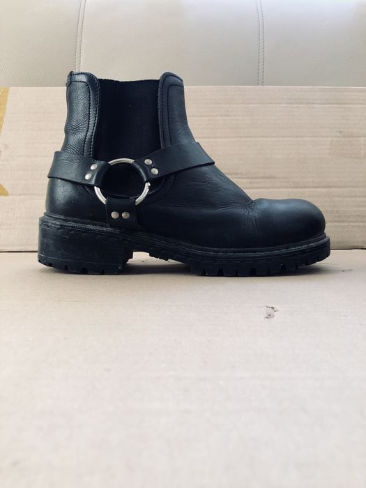 Кожаные ботинки (байкер, biker)