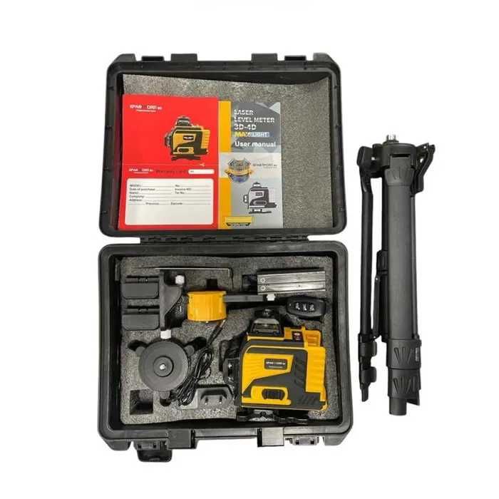 4D лазерен нивелир с 16 линии четири точков със зелен лазер KraftRoyal