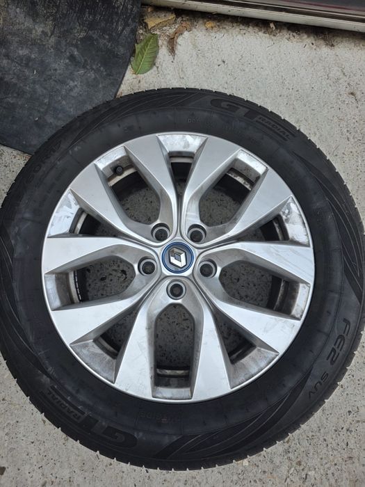 Vând set jante originale Renault + 4 anvelope Continental 215/60 R17 H