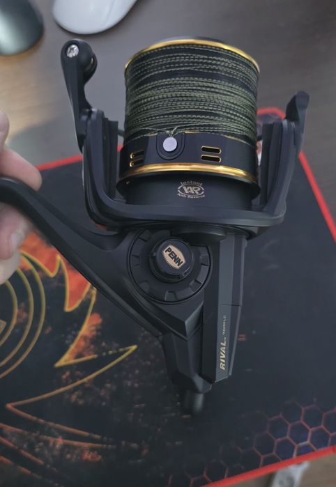 2 mulinete crap Penn Rival Long Cast  7000 și Okuma 8k Surf