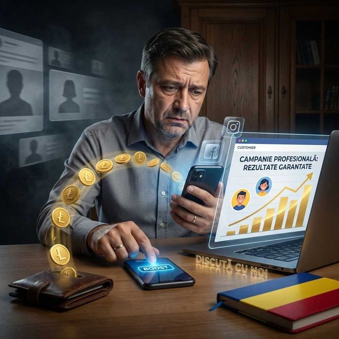 Publicitate Online, Facebook, Google, Tiktok Și Web design - Bucuresti