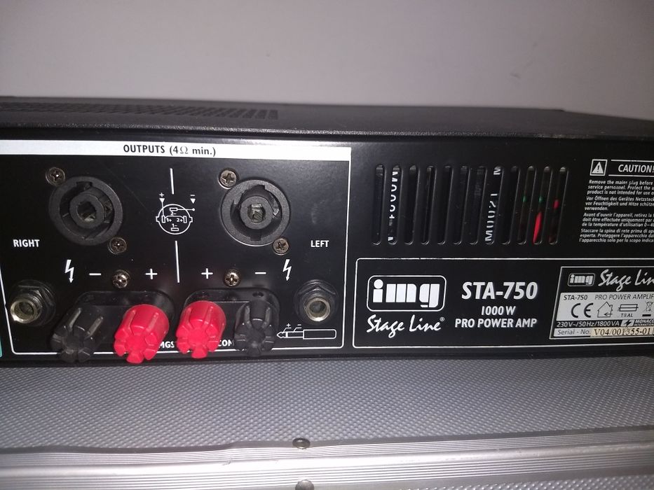 - Amplificator Monacor Stage Line  pt sonorizare .