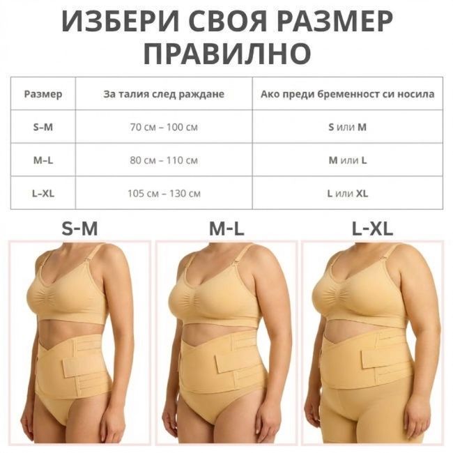 Колан за след раждане VIKA BABY р-р L-XL