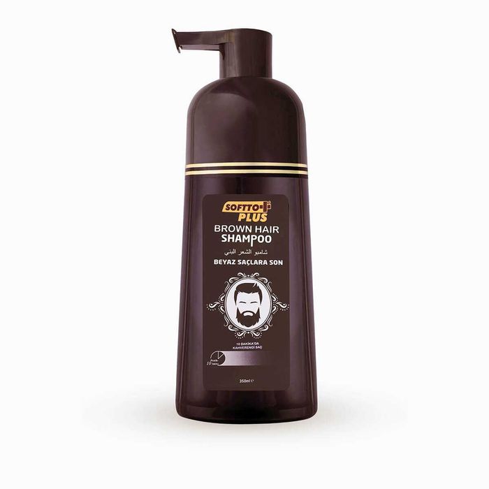 Оцветяващ шампоан: кафяв/черен