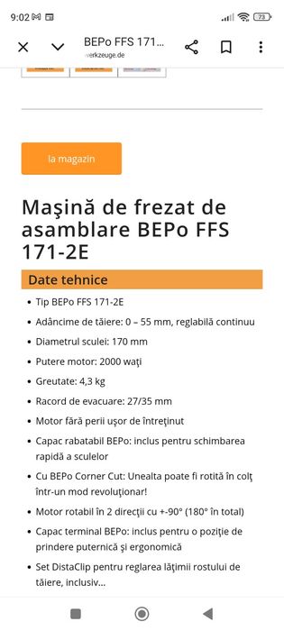Mașina de frezat BEPO