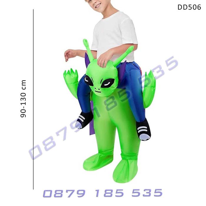 Надуваем парти костюм Извънземно деца възрастни аниматор облекло
