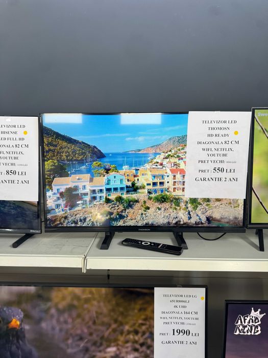 Televizor LED Thomson, 82cm, Smart, GARANTIE 2 ANI