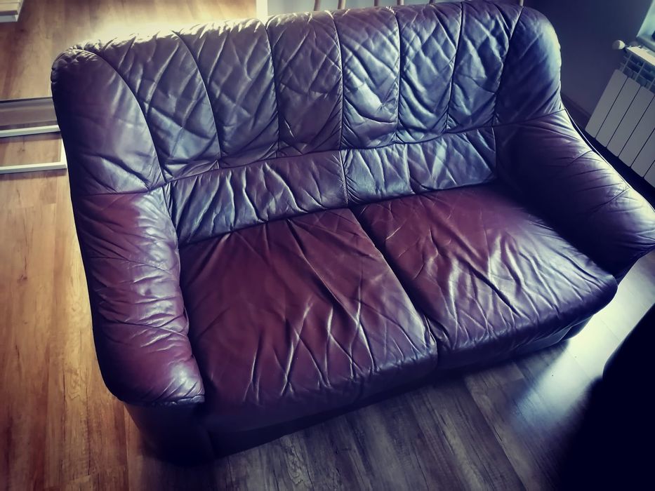 Set canapele piele 3 2 1